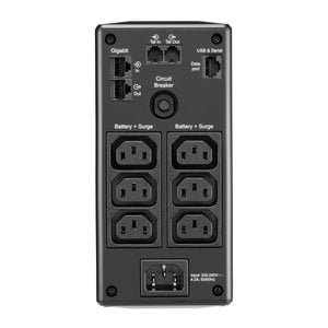 Back UPS Pro BR 650 VA, 6 Ausgänge, AVR, LCD-Schnittstelle, Batterie 12V, 7.0Ah