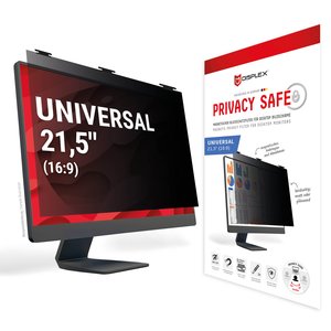 DISPLEX PRIVACY SAFE Blickschutzfilter für Desktop Monitor 21,5'' (16:9)