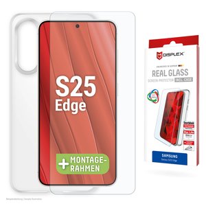 DISPLEX Schutzglas + Schutzhülle für Samsung Galaxy S25 Edge