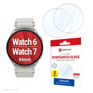 DISPLEX Schutzfolie Galaxy Watch 7/6 (44mm), 2 Stück
