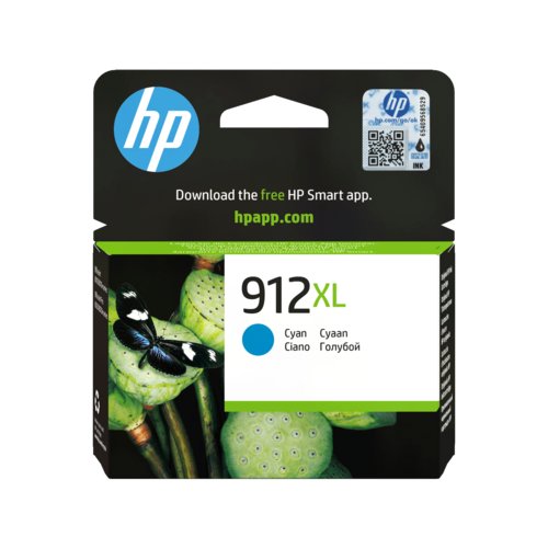 HP 912XL Cyan Original Druckerpatrone mit hoher Reichweite
