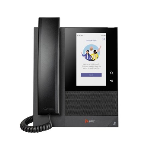 Poly CCX 400 IP-Telefon - Schnurgebunden - Schnurgebunden - Desktop, Wandmontierbar - Schwarz - 24 x Gesamtleitung - VoIP 
