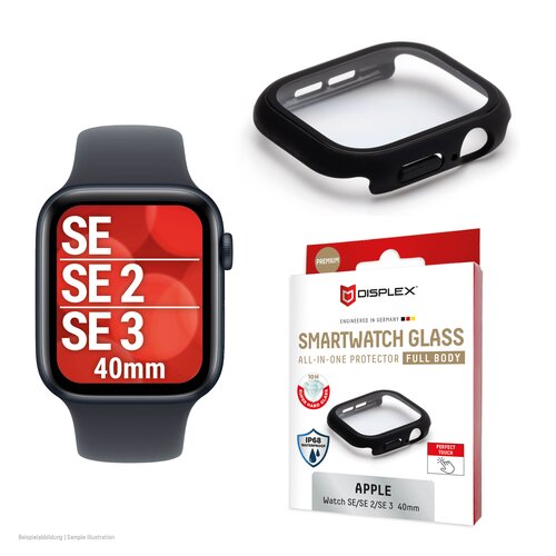DISPLEX 10H Panzerglas Apple Watch SE3/SE2/SE (40mm)