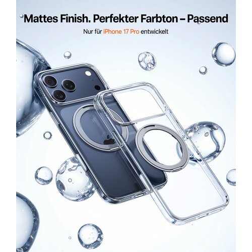 TORRAS Hülle für Apple iPhone 17 Pro Max Smartphone - Durchsichtig - Kann drahtlos geladen werden