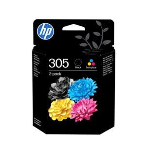 HP 305 Tintenstrahl Tintenpatrone - Dreifarbig, Schwarz - Original - 2 / Pack