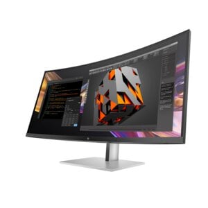 HP 738pu 38 Zoll Klasse WQHD+ Gekrümmter Bildschirm LED-Monitor - 21:9 Format - 95,3 cm (37,5 Zoll) Viewable - IPS-Schwarz