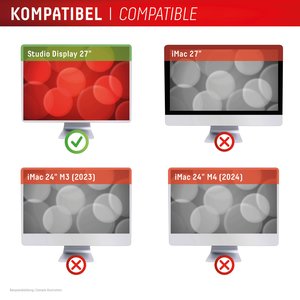 DISPLEX PRIVACY SAFE Blickschutzfilter für Apple Studio Display 27"
