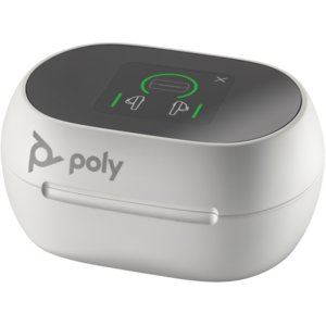 Poly Voyager Free 60/60+ Für Microsoft Teams zertifizierte weiße Ohrhörer (2 Stück)