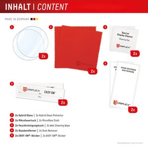 DISPLEX Schutzfolie Galaxy Watch 7/6 (44mm), 2 Stück