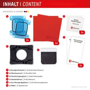 DISPLEX Full Cover Schutzfolie Apple Watch SE3/SE2/SE (40mm), 2 Stück