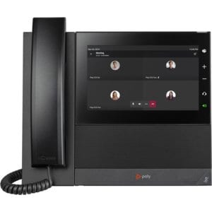Poly CCX 600 Business-Medientelefon für Microsoft Teams und PoE-fähig