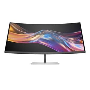 HP 738pu 38 Zoll Klasse WQHD+ Gekrümmter Bildschirm LED-Monitor - 21:9 Format - 95,3 cm (37,5 Zoll) Viewable - IPS-Schwarz