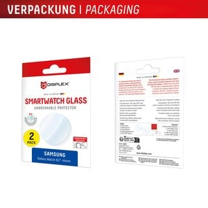 DISPLEX Schutzfolie Galaxy Watch 7/6 (44mm), 2 Stück