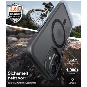 TORRAS Hülle für Apple iPhone 17 Smartphone - Schwarz