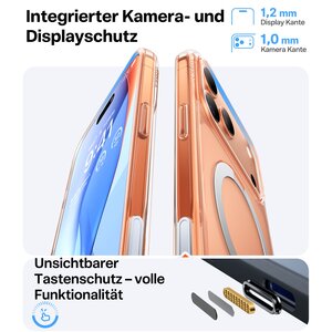 TORRAS Hülle für Apple iPhone 17 Pro Smartphone - Durchsichtig