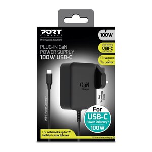 POWER SUPPLY 100W GaN - TYPE C - PLUG IN - EU