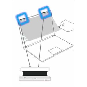 Filtre de confidentialité pour écran 3M Anti-éblouissement - Pour 33,8 cm (13,3") Ordinateur portable 2 en 1 - 16:10 - Réd