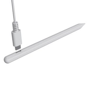 Trust Stylet iPad actif Kyna Blanc - Pointe ultra-fine, précision parfaite au pixel près et faible latence, idéal pour des