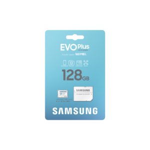 Carte mémoire micro SD Samsung EVO Plus 128 Go, UHS-I, MB-MC128KA/EU, vitesse jusqu'à 160 Mo/s, garantie 10 ans