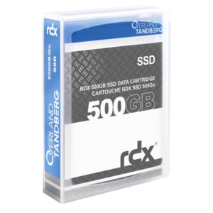 Cartouche de Disque d'État Solide Tandberg Data RDX QuikStor 8665-RDX - Interne - 512 Go - Noir - 3 an(s) Garantie