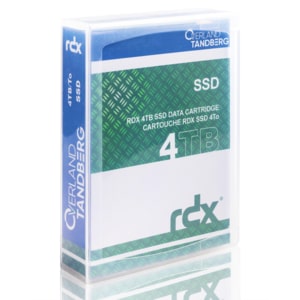 Cartouche de Disque d'État Solide Overland-Tandberg RDX QuikStor Durci - 4 To - Noir - Ordinateur de bureau Appareil compa