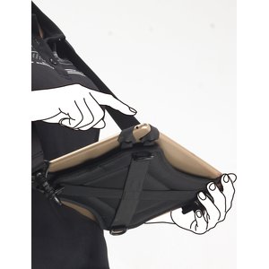 Kit harnais avec support strap et bandoulière tour de cou pour tablette 10" - Adapté pour une tablette seule ou munie de s