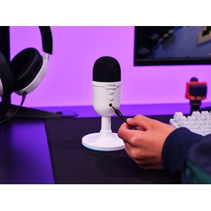 Trust Micro gaming USB compact pour streamers et créateurs de contenu - fonction multiplateforme PC, PlayStation ou Mac - 