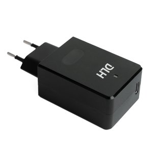 Alimentation secteur USB-C 65W Power Delivery - Taille mini - 5/9/12/15/20V - 65W 3.25A max - Câble USB-C 1.8m - Chargeur 