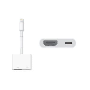 Adaptateur Lightning (M) vers HDMI (F) pour Apple iPhone et iPad - Câble : 10.5cm - HDMI (F) + port de charge Lightning (F)