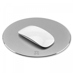 XtremeMac-Tapis de souris rond en aluminium Argent