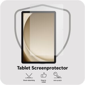 JustinCase - Verre trempé Galaxy Tab A9/A11 9H protection écran ultra résistante ? clair