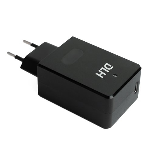 Alimentation secteur USB-C 65W Power Delivery - Taille mini - 5/9/12/15/20V - 65W 3.25A max - Câble USB-C 1.8m - Chargeur 