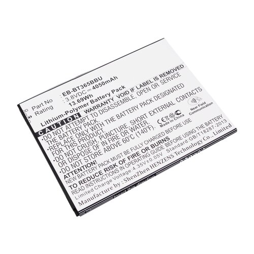 Batterie Li-Pol 3.8V 4700mAh 18Wh avec support NFC - EB-BT365BBE / EB-BT365BBC / EB-BT365BBU / EB-BT365B / EB-BT365BBEBWW 