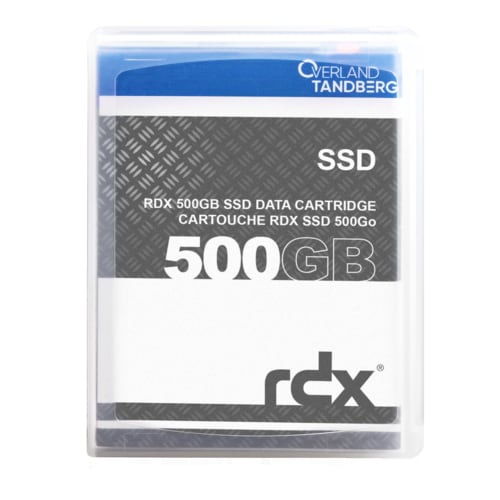 Cartouche de Disque d'État Solide Tandberg Data RDX QuikStor 8665-RDX - Interne - 512 Go - Noir - 3 an(s) Garantie