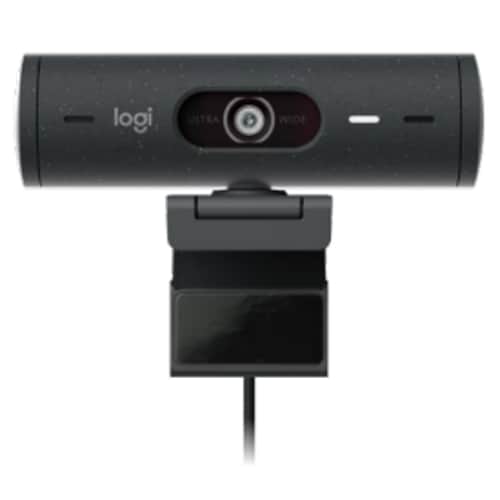 Webcam Logitech BRIO 505 - 4 Mégapixels - 60 fps - Graphite - USB Type C - Vidéo 1920 x 1080 - Autofocus - 90° Angle - 4x 
