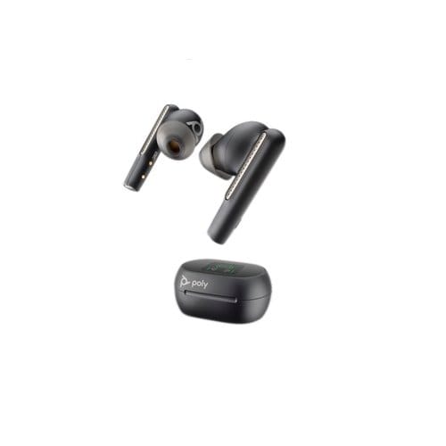 Voyager Free 60+ UC, Touchscreen Charge Case, USB-A, Carbon Black