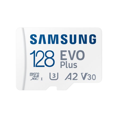 Carte mémoire micro SD Samsung EVO Plus 128 Go, UHS-I, MB-MC128KA/EU, vitesse jusqu'à 160 Mo/s, garantie 10 ans