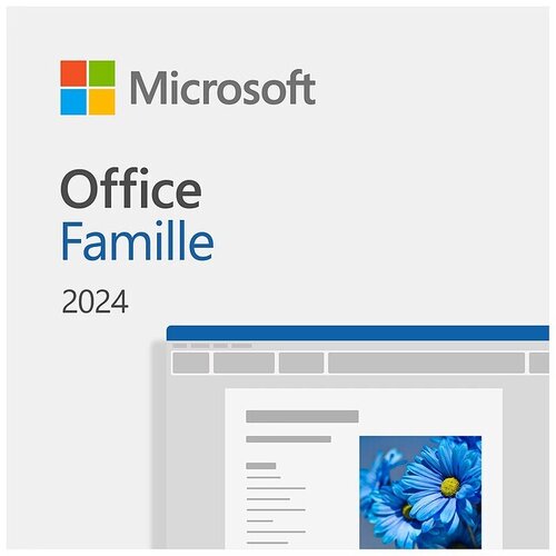 Microsoft Office Famille et Etudiant 2024 (Europe) Licence boite H&Student  : 1 utilisateur pour 1 PC ou Mac (carte d'acti