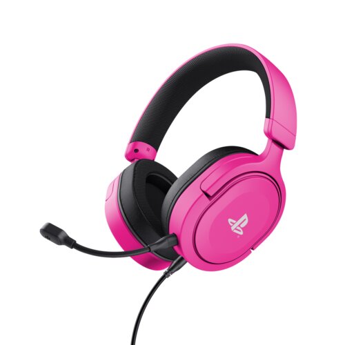 Trust Gaming GXT 498P Forta Casque PS5 Licence Officielle pour PlayStation 5, Pilotes de 50 mm, Arceau Réglable, Câble de 