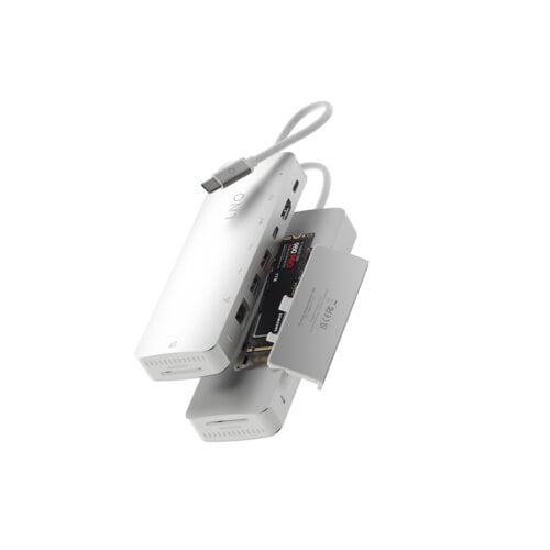 LINQ - Hub USB-C Pro 9en1 NVMe M.2 HDMI 4K Ethernet station docking