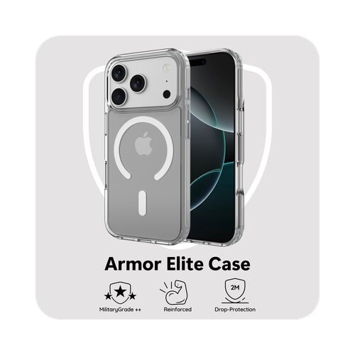 JustinCase - Coque Renforcée - MagSafe iPhone 17 Pro Grade Militaire
