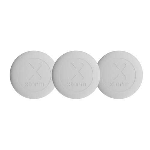 Xtorm - Pack 3 traceurs IP67 Apple Localiser résistants eau - blanc