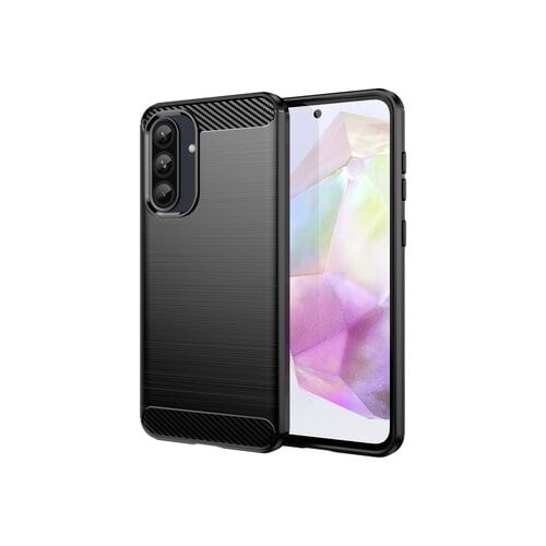 Coque silicone noire pour SAMSUNG Galaxy A36 (SM-A366) et Galaxy A56 (SM-A566)