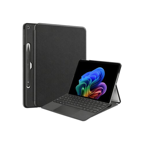 Coque étui folio (compatible clavier) pour MICROSOFT Surface Pro 12" - Rabat avec support intégré multi-angles