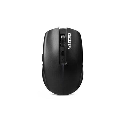 Souris Dicota D32044 - Bluetooth/Radio Fréquence - USB - Noir - Sans fil - 2,40 GHz - Rechargeable - 1600 dpi