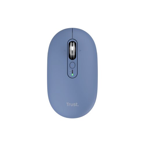 Trust Seron Souris sans Fil, Molette Ultra-Rapide et Défilement Horizontal, Bluetooth + 2.4 GHz, Rechargeable-Boutons Sile