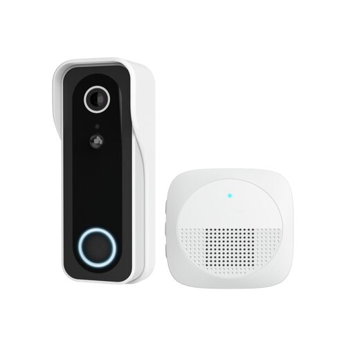 Sonnette vidéo Trust SmartHome - Sans fil - Réseau sans-fil - Blanc