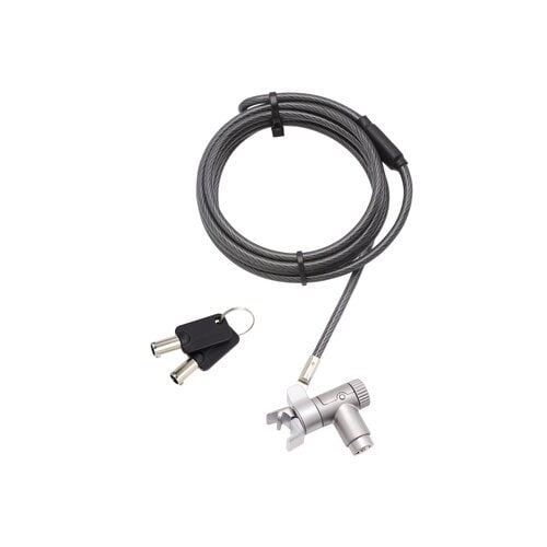 Câble de sécurité antivol pour APPLE MacBook Pro 14" et 16" (M1 / M2 / M3 / M4) - Livré avec 2 clés - Longueur 2m - Câble 