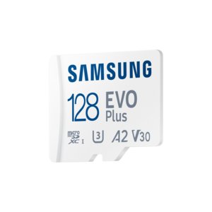 Carte mémoire micro SD Samsung EVO Plus 128 Go, UHS-I, MB-MC128KA/EU, vitesse jusqu'à 160 Mo/s, garantie 10 ans