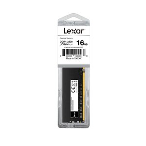 Module de RAM Lexar pour Ordinateur, Ordinateur de bureau, Carte mère - 16 Go (1 x 16GB) - DDR4-3200/PC4-25600 DDR4 SDRAM 